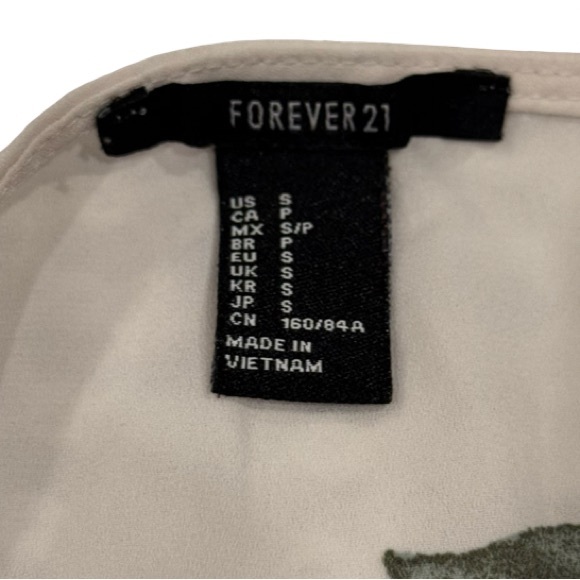 Forever 21 White Floral Camisole - Picture 3 of 5